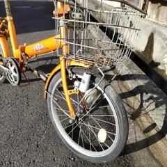 折り畳み式自転車(20インチ)の画像