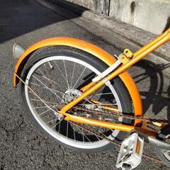 折り畳み式自転車(20インチ)の画像