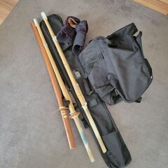 中学剣道　竹刀防具入等