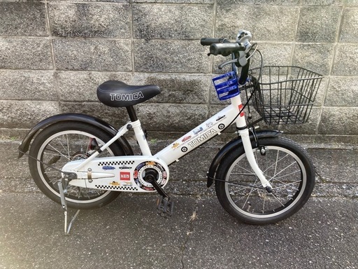 【16インチ自転車】トミカ　両立スタンド付　前後タイヤ新品❗️若林自転車　浜大津店　SALE中❗️