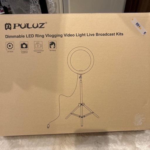 撮影用リングLED260mm➕三脚付