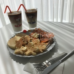 スヌーピー　ペアグラスセット　の画像