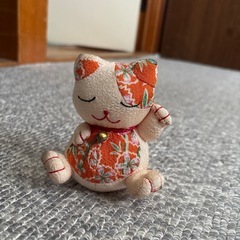 まねきねこ　キーホルダー
