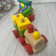 積み木の電車