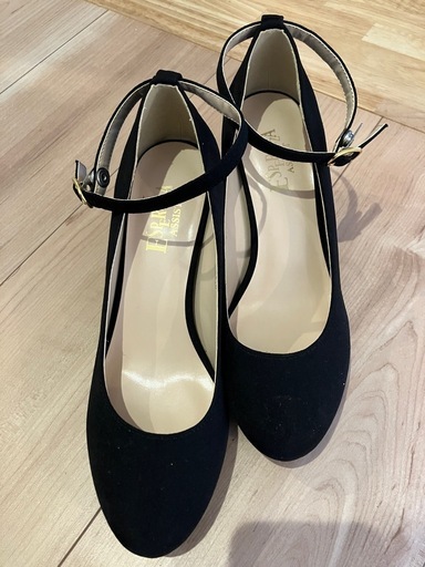 美品エスペランサ　ヒールブラック