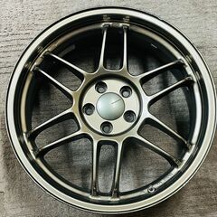【軽量】KYOHO 共豊　エンケイ　AME トレーサー　7J×17 +48 5穴×PCD100 ハブ約73　軽量6.9ｋｇ　ブロンズ　4本　廃版希少ホイールの画像