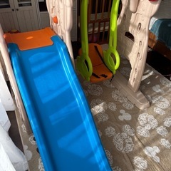 室内用滑り台　ブランコの画像