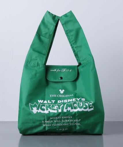 新品　ミッキーマウス　UNITED ARROWS　South for F（サウス フォー エフ） MM ポケッタブル エコバッグ
