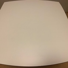 ダイニングテーブル＆チェア２脚　ホワイトの画像