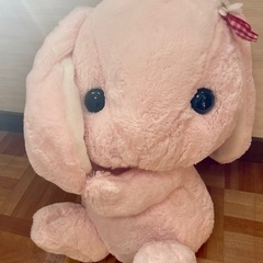 ぽてうさろっぴー　ぬいぐるみ(ピンク)の画像
