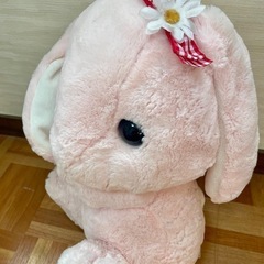 ぽてうさろっぴー　ぬいぐるみ(ピンク)の画像