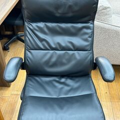 中古　ニトリ　ワークチェア(クロウド MC BK）