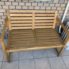 無料:IKEAベランダ／中庭用テーブル&チェアの画像