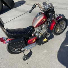 アメリカン　バイク　ブリキ　おもちゃの画像