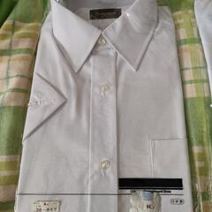 小田急百貨店　新品　半袖ワイシャツ　白（無地）　A38