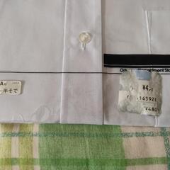 小田急百貨店　新品　半袖ワイシャツ　白（無地）　A38の画像