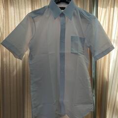 小田急百貨店　新品　半袖ワイシャツ　白（無地）　A38の画像