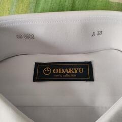 小田急百貨店　新品　半袖ワイシャツ　白（無地）　A38の画像