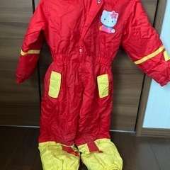 お取引中　120 スノースーツ　キティの画像