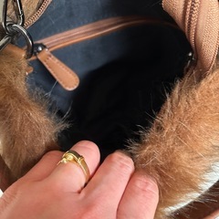 ラクーンファーバッグの画像