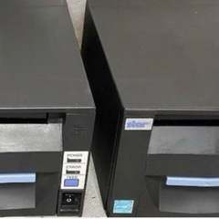 ラベル、レシートプリンター2台セット