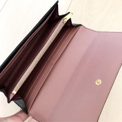 長財布　BALLY バリー　財布　黒　ブラック　布付きの画像