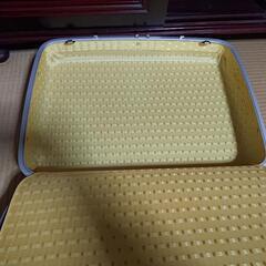 美品 Samsonite サムソナイト イエロー キャリーケース 中型 レトロの画像