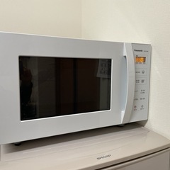 パナソニック 22L電子レンジ フラット庫内 ホワイト