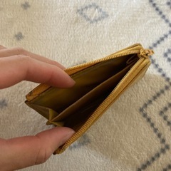 黄色　小銭入れ　財布の画像