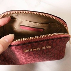 マイケルコース　Michael  KORS ポーチ　ピンクの画像