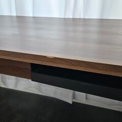 LOWYA デスク(幅140cm) 傷・ネジ穴多数 他DIYパーツの画像
