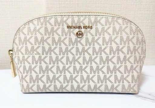 マイケルコース　Michael  KORS ポーチ　ホワイト　アイボリー　白