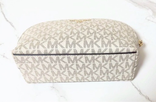 マイケルコース　Michael  KORS ポーチ　ホワイト　アイボリー　白