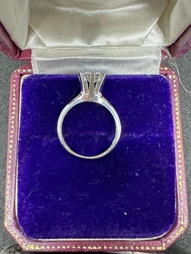 ダイヤモンド VVS2 1.08ct プラチナ リング 美しい輝き