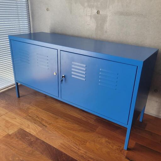 【定価12,990円ほど】IKEA PS キャビネット●鍵つき●ブルー