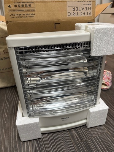 ★受渡者決定済み　[山善] 電気ストーブ　ヒーター　【1/11(土) に取りに来てくれる方へ】