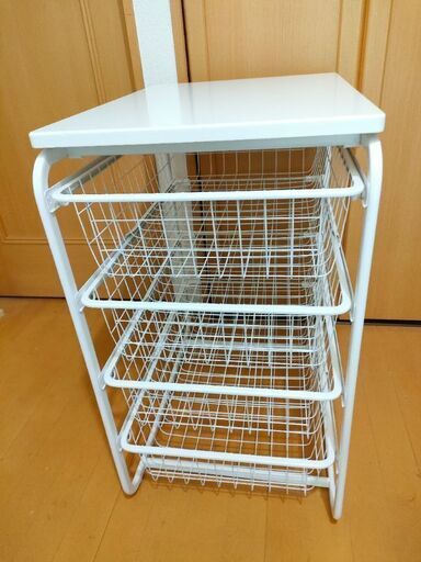【取りに来てくださる方】4段ワイヤーラック　IKEA アルゴート　1,000円