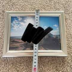 シルバー　フォトフレームの画像