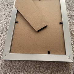 シルバー　フォトフレームの画像