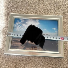 シルバー　フォトフレームの画像