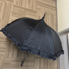 新品未使用★ブラックフリル傘