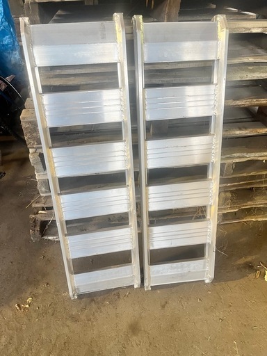 引き渡し決定　アルミブリッジ 1.0t 1.2m x30cm 2本セット あぜこし