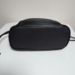 ハンドバッグ/ショルダーバック・ブラック　新品の画像
