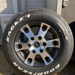 ハイエース TRDホイール GOOD YEARタイヤセット4本の画像