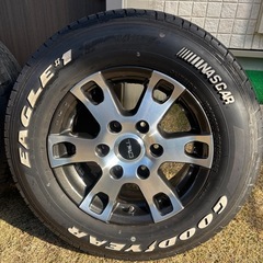 ハイエース TRDホイール GOOD YEARタイヤセット4本の画像