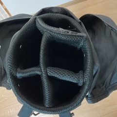 ゴルフ　軽量スタンドバッグ　黒無地の画像