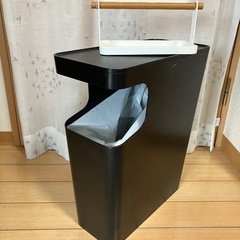 〈山崎実業セット〉ゴミ箱とタブレットラック 〈お取引決まりました〉