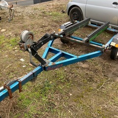 最終値下げ　軽トレーラー　ボートトレーラー　車検R7/3/1の画像