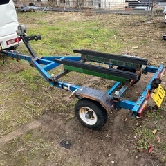 最終値下げ　軽トレーラー　ボートトレーラー　車検R7/3/1の画像