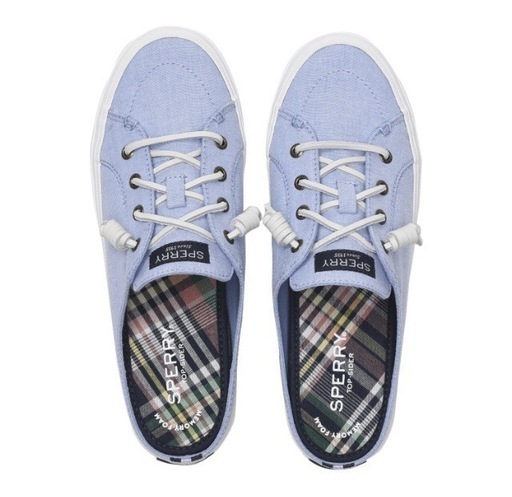 [試着のみ]SPERRY レディース　CREST VIBE MULE CHAM BLUE 24.5cm